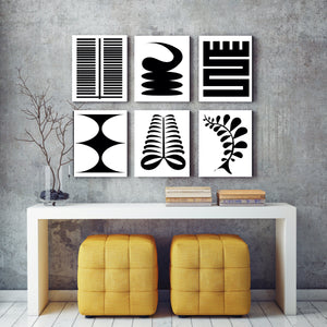 Adinkra African Symbols -  Fine Art Canvas Giclee