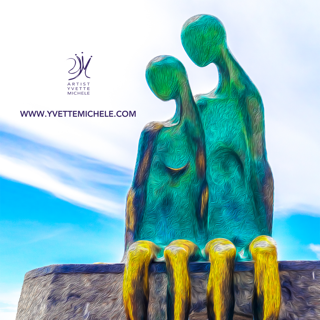 Walk On The Malecon - Morning Chat 'Large Fine Art Photography Single Edition - House of Yvette Michele 