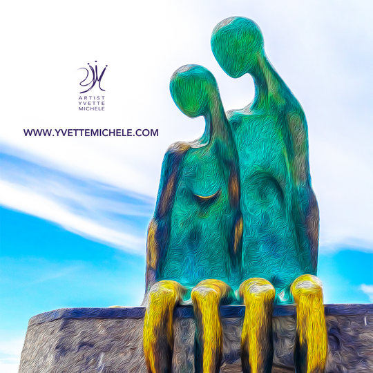 Walk On The Malecon - Morning Chat 'Large Fine Art Photography Single Edition - House of Yvette Michele 