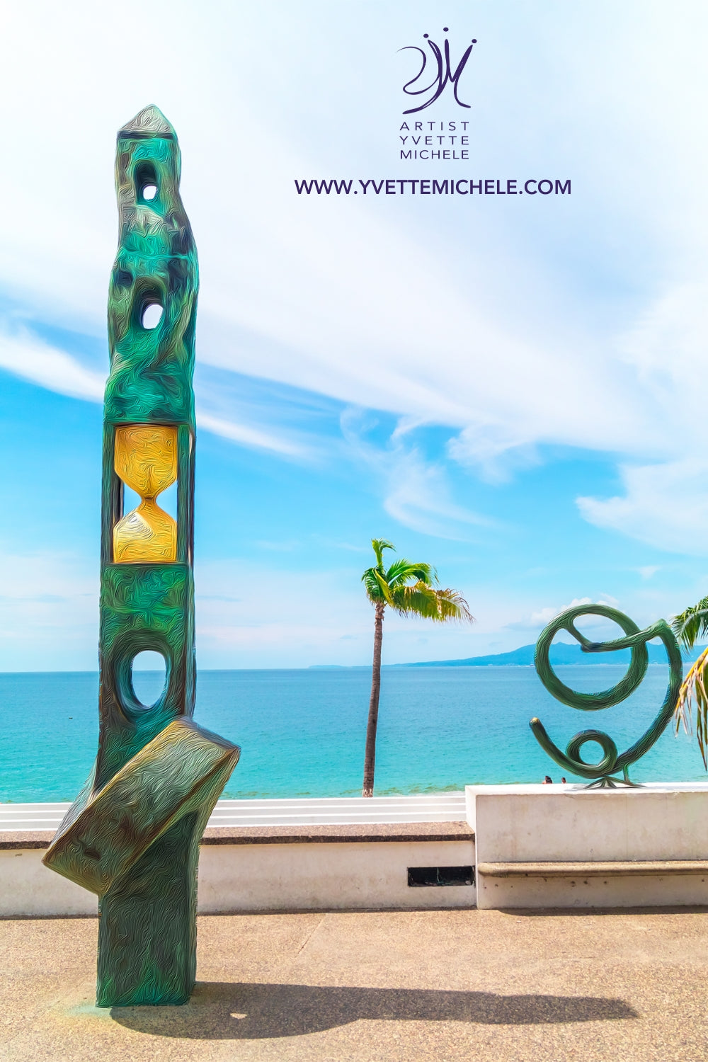 Walk On The Malecon - 3 O'Clock Large Coastal Photography Art Single Edition - House of Yvette Michele 