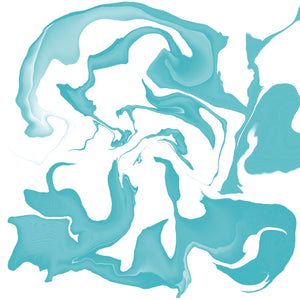 Sea Swirls - Original Art Extra Large Print 48X48 - House of Yvette Michele 