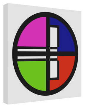Geometrics - Style 4 Circle Minmalist large canvas prints - House of Yvette Michele 