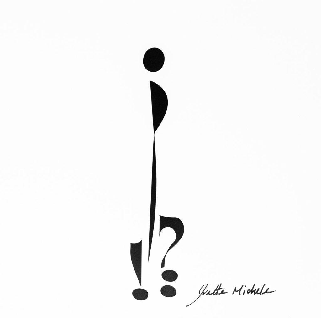 Silhouettes - Abstract Black & White Art - House of Yvette Michele 