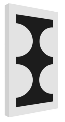 Adinkra Symbol DONNO NTOASO Talking Drum Fine Art Large Canvas Print African Symbol