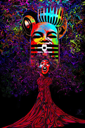 Picture Perfect Bluetooth Speakers Bloom Jazz Art - House of Yvette Michele 